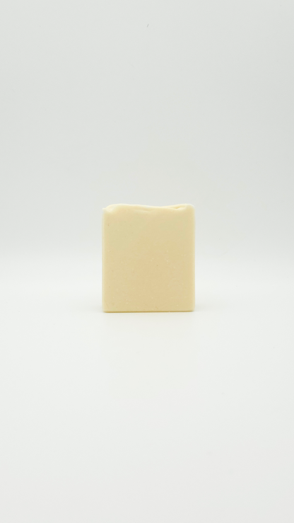 Handmade goat milk and neem natural soap bar with eco packaging by Latheray