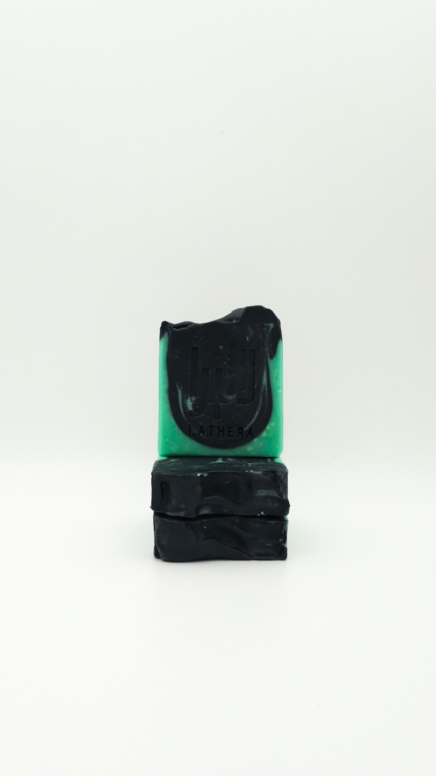 Detoxifying handmade charcoal and aloe soap for deep cleansing and hydration by Latheray.